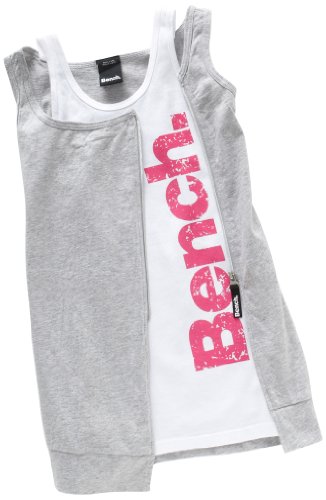 Bench Kids GIRLS ILLUSION BGSK0156 M&auml;dchen Kleider/ Mini, Gr.164, Grau(GY080X ) Preisvergleich