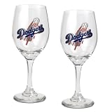 Los Angeles Dodgers 2 Piece MLB Wine Glass Set