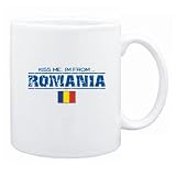New  Kiss Me , I Am From Romania  Mug Country