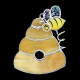 SWITCHABLES STAINED GLASS NIGHT LIGHT COVER - BEEHIVE - SW001