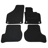 Car Mats for VW Golf 5 2007 on in Black ROUND CLIPS'