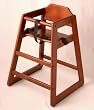 Wooden High Chair - Walnut