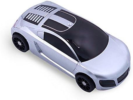 [Race a Real Fly Car on Your iPad and Outdo Skylanders] Babadio Mini Vibration Game Toy Racing Car for iPad, Android Tablet with Shining, Vibration, Jumping Feeling and Free Game App - Silver