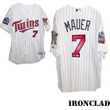 Joe Mauer Autographed Home Twins Jersey w/ 