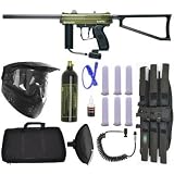 Spyder MR1 Military Tactical Paintball Marker Gun Sniper Set - Olive