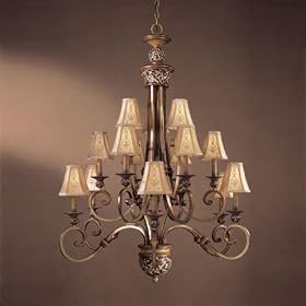 Minka 1579-477 Grand Salon 3 Tier Chandelier, Florence Patina by Minka