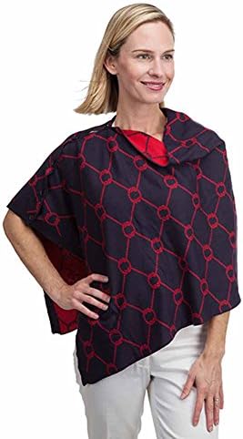 Top It Off Women's Bowline Wrap One Size Red/Navy