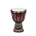All Natural Handmade Djembe - Dot Painted