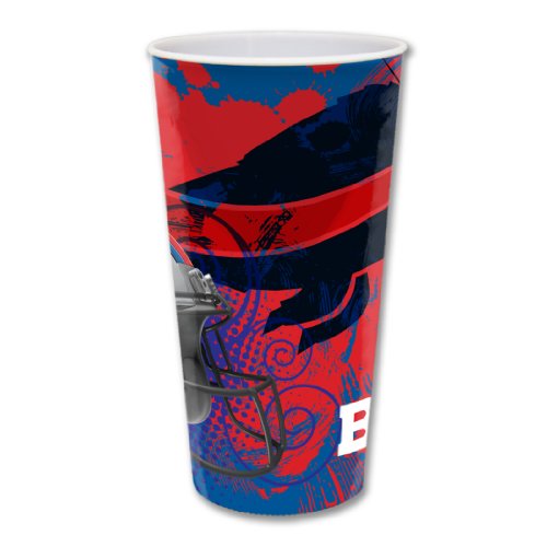 NFL Buffalo Bills Three Pack 24-Ounce Durable Plastic Cups