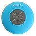 MEMTEQ Wireless Bluetooth V3.0 + EDR Speaker, Waterproof Shower Speaker, Hand-free Speakerphone with Built-in Mic and Suction Cup – Blue