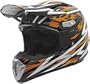 KBC PRO-X BACKFIRE ORANGE MOTORCYCLE Off-Road-Helmet