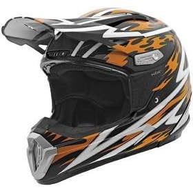KBC PRO-X BACKFIRE ORANGE LG MOTORCYCLE Off-Road-Helmet