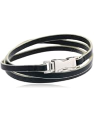 Lacoste Leather Bracelet, 7.25"