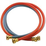 Abbott Rubber X1109Rb-6Ff-Tp 6-Ft Rubber Washing Machine Hoses