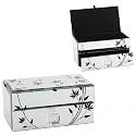 Venetian style Mirror Jewellery Box Oblong/Drawer/Floral