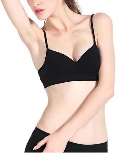 SWGD Women's Sexy Push up Wirefree Yoga Workout Sports Bra Black L