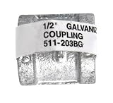 Ace Trading - Fittings Bk 511-203BG B & K Galvanized Iron Coupling 1/2 (Pack of 5)