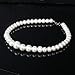 Bridal Wedding Party Faux Pearl Necklace + Earrings + 2-Row Bracelet Set
