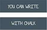 Wallcandy Arts Black Chalkboard Borders With Chalk - 1 Kit