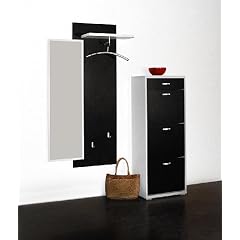 5103 - Garderoben - Set, 3-teilig, in schwarz - wei�