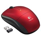 LOGICOOL ワイヤレスマウス M215 レッド M215RD