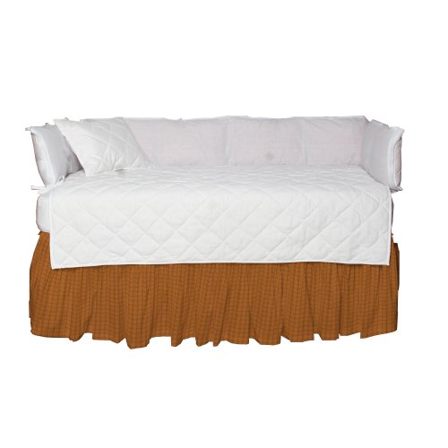 Patch Magic Golden Rod Plaid Fabric Dust Ruffle Crib