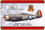P-47 Thunderbolt Aircraft Metal Sign