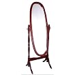 Cherry Finish Wood Cheval Floor Mirror