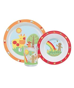 5 a day Farm Melamine Feeding Set