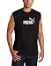 Puma Apparel Men's Sleeveless Number 1 Logo Tee, Black/White, XX-Large
