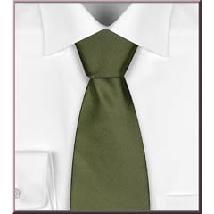 Fashion Basic Seidenkrawatte Firenze Uni Satin grün 2k
