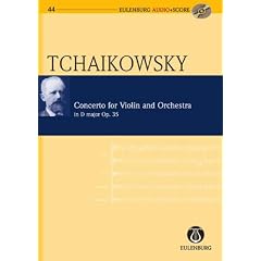 Konzert D-Dur: op. 35. CW 54. Violine und Orchester. Studienpartitur + CD.: F�r Violine und Orchester - Studienpartitur (Eulenburg Audio+Score)