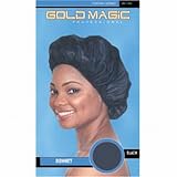 Gold Magic Bonnet Black (Pack of 6)