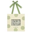 My Baby Sam Green Polka Dot "Sweet Pea" Hanging Frame