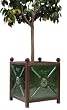 Square Green Planter