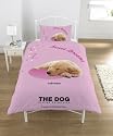 Artlist Collection: THE DOG - Pink Labrador Duvet Cover Bedding Set - SUPER CUTE!