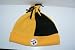 NFL Pittsburgh Steelers Fleece 4 Panel Pinwheel Beanie Hat Ski Skull Cap Lid Toque