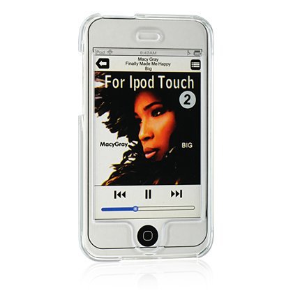 Crystal Clear Transparent Snap-On Cover Case Cell Phone Protector for Apple iTouch Ipod Touch II 2nd Generation