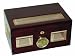 Quality Importers Versailles 100 Cigar Glass Top Humidor, High Gloss Cherry Finish