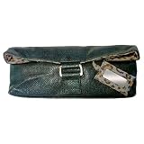 Cinzia Boa Eye Glass Case - Black