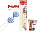FunFactory Smartballs Original (Vanille-Baby Blue) Luxus Paket inkl. Gleitgel & Vibrator