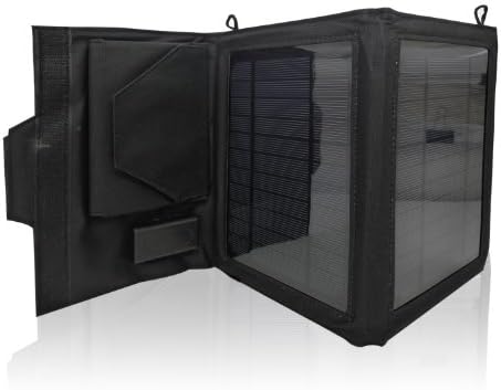 LB1 High Performance New Solar Panel Charger for Sharp Aquos SH80F Foldable Solar Panel Charger with 7 Watts 5V 1.4A USB Output