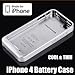 Thin & Slim Air Case Jacket with Extended Rechargeable Battery Power for Apple iPhone 4