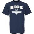 Russell Rice Owls Navy Blue Football T-shirt