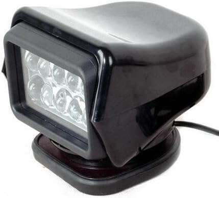 ZHEXUAN 50W LED Wireless Remote Control Spot Search Light Cree with Magnet for Marine Boat Camping Truck Car