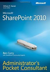 Microsoft SharePoint 2010 Administrator's Pocket Consultant