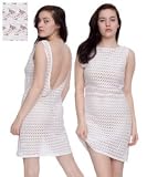 American Apparel Flower Bud Crochet Lace Scoop Back Dress