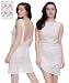 American Apparel Flower Bud Crochet Lace Scoop Back Dress