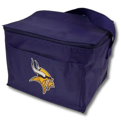 Minnesota Vikings Insulated Lunch Tote / 6 Pack Cooler