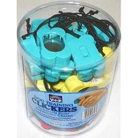 TRAINING CLICKERS FOR DOGS BULK 30 UNITS PER JAR